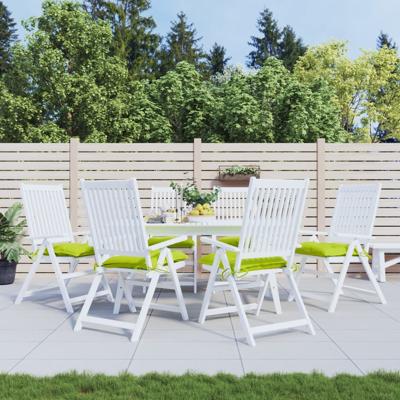 VidaXL Palletkussens 6 st 50x50x7 cm oxford stof felgroen