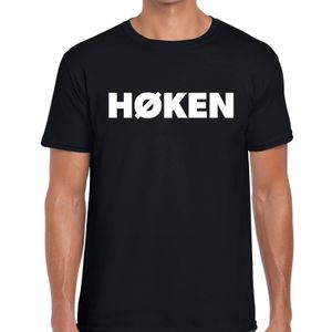 Hoken festival t-shirt zwart heren