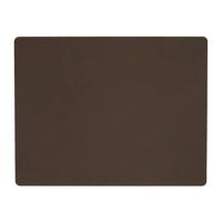 LIND DNA Placemat Nupo - Leer - Dark Brown - 45 x 35 cm - thumbnail