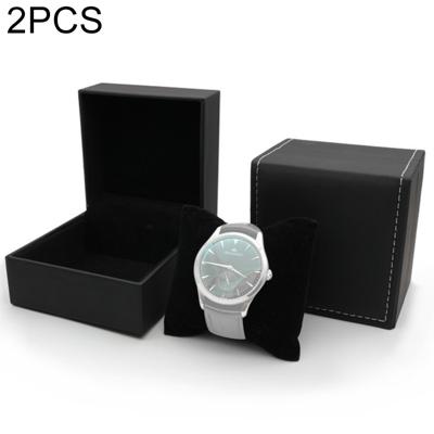 2 stuks SBH002 PU polshorloge opbergdoos beschermende case maat: S