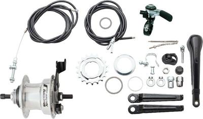 SturmeyArcher Versnellingsnaaf 3 speed sturmey archer summit x-rd3 trommelrem - high polish aluminium