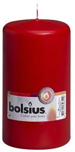 Stompkaars rood 150 x 80 mm - Bolsius