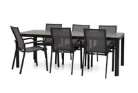 Trestino diningset gironde 220 dining antraciet
