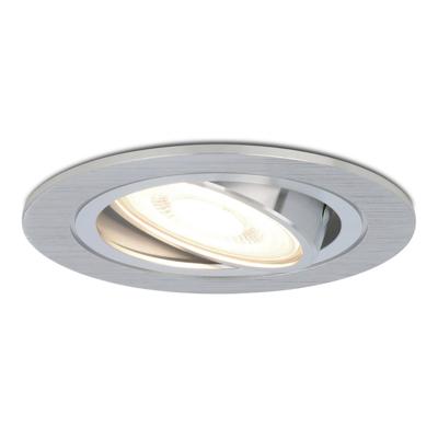Chandler LED inbouwspot - GU10 5 Watt 400 lumen - 4000K Neutraal wit - Dimbaar - Rond - Kantelbaar - IP20 Voor binnen - RVS