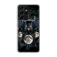 Sinister Wings: Samsung Galaxy S21 Ultra Transparant Hoesje