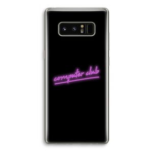 Vice Black: Samsung Galaxy Note 8 Transparant Hoesje