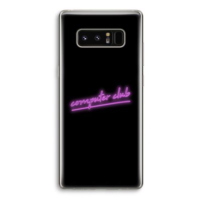 Vice Black: Samsung Galaxy Note 8 Transparant Hoesje
