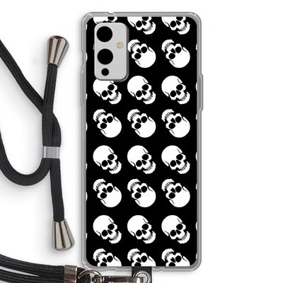 Musketon Skulls: OnePlus 9 Transparant Hoesje met koord
