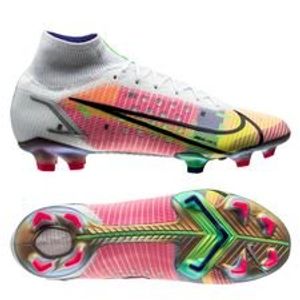 Nike Mercurial Superfly 8 Elite FG Dragonfly - Wit/Zilver/Paars LIMITED EDITION