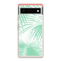 Palmbladeren: Google Pixel 6 Transparant Hoesje