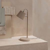 Zuiver Tafellamp 'Buckle' 50cm, kleur Beige