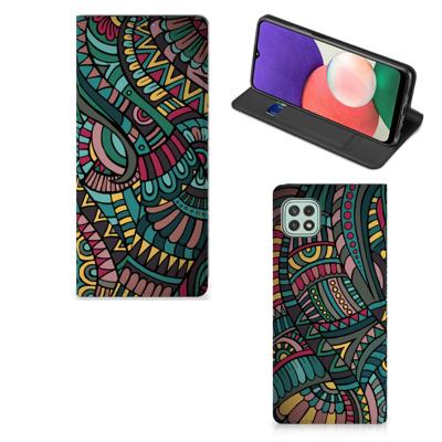 Samsung Galaxy A22 5G | Hoesje met Magneet | Aztec