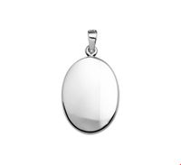 TFT Medaillon Fotohanger Zilver Gerhodineerd Glanzend 27,0 mm x 16,5 mm - thumbnail