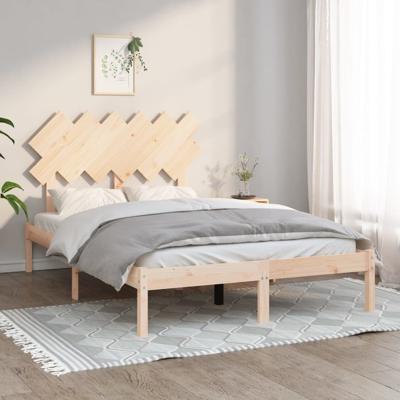 Bedframe massief hout 135x190 cm