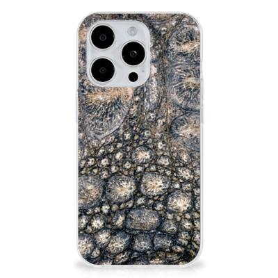 iPhone 15 Pro | TPU Hoesje | Krokodillenprint