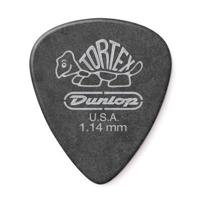 Dunlop Tortex Pitch Black Standard Plectrum 1.14mm - Per Stuk