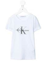 Calvin Klein Kids t-shirt à logo imprimé - Blanc