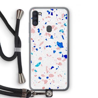 Terrazzo N°6: Samsung Galaxy A11 Transparant Hoesje met koord
