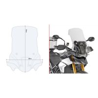 GIVI Windscherm, moto en scooter, D6418ST Verhoogd transparant