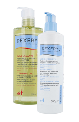Dexeryl Verzachtende Crème en Wasolie Combi Dexeryl Verzachtende Crème en Wasolie Combi