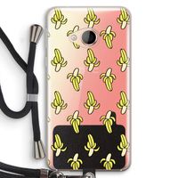 Bananas: HTC U Play Transparant Hoesje met koord