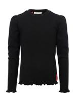 LOOXS Little winter rib top meisjes - grijs