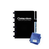 Notitieboek Correctbook A6 blanco 40blz ink black - thumbnail