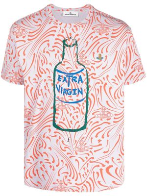 Vivienne Westwood t-shirt à imprimé graphique - Violet