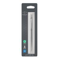 Balpen Parker Jotter XL Monochrome stainless steel M blister à 1 stuk