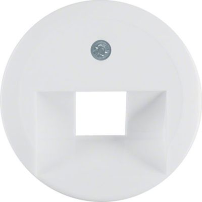 Centraalplaat UAE doos 1 x RJ45 Berker 1930 polar wit 1407