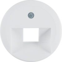 Centraalplaat UAE doos 1 x RJ45 Berker 1930 polar wit 1407