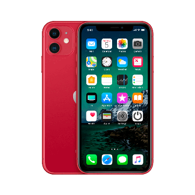 Refurbished iPhone 11 64 GB Rood Gebruikt