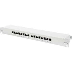 Digitus DN-91616S 16 poorten Netwerkpatchpaneel 483 mm (19) CAT 6 1 HE Niet ingericht