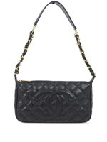 CHANEL Pre-Owned sac porté épaule à matelassage losanges (2003) - Noir