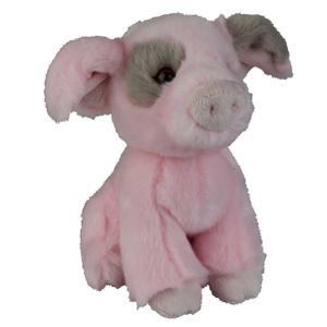 Pluche knuffel dieren Varken van 18 cm