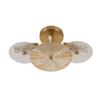 Searchlight PlafondlampWagon Wheel goud - 88210-6BZ