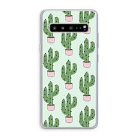 Cactus Lover: Samsung Galaxy S10 5G Transparant Hoesje