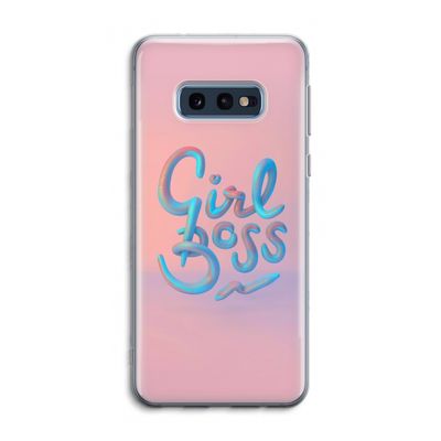 Girl boss: Samsung Galaxy S10e Transparant Hoesje