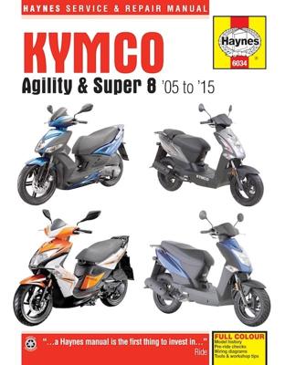 Kymco Agility (05-15) andSuper 8 (07-15) Scooters 6034
