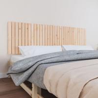 Wandhoofdbord 204x3x60 cm massief grenenhout
