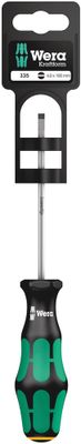 Wera 335 SB Zaagsnede Schroevendraaier, Electriciën Kling, 1,0 x 5,5 x 125 mm - 1 stuk(s) - 05100044001