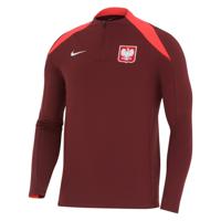 Nike Polen Strike Trainingstrui 1/4-Zip 2024-2026 Bordeauxrood Felrood - thumbnail