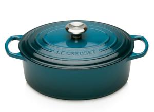 Le Creuset Braadpan Signature ovaal Deap Teal ø 29 cm / 4,7 liter