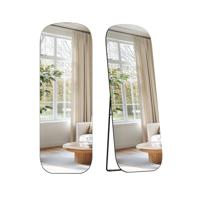 Staande Passpiegel met Aluminium Frame voor Slaapkamer