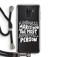 The prettiest: Samsung Galaxy J8 (2018) Transparant Hoesje met koord