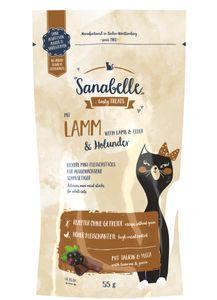 Sanabelle Lamm & Holunder Kat Snacks Lam 55 g