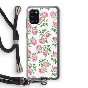 Kleine roosjes: Samsung Galaxy A31 Transparant Hoesje met koord