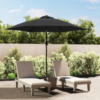 VidaXL Parasol met metalen paal 300 cm antraciet - thumbnail