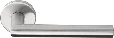 Formani deurkruk Basics LB2-19 EN1906/3 geveerd op rozet - mat RVS