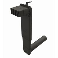 Ubbink VloerVent Cobra - rond WF - incl. rooster - zwart